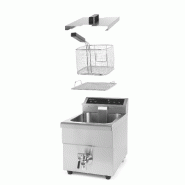 Friteuse à induction avec robinet de vidange 8L 230V HENDI_6