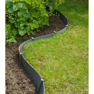 Nature bordure de jardin 15 cm x 40 m 3 mm gris 442631_6