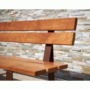 Banc RIGA bois et acier_6