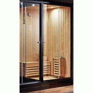 COMBI SAUNA DOUCHE HAMMAM BOREAL® SH220-D BLACK EDITION - DROITE_6