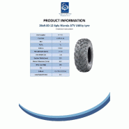Quad tyre 26x9.00-12 6ply ATV tire 7psi - 26 9.00 12 E marked, road legal tyres_6