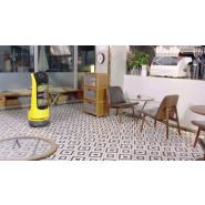 Robot new generation doté d'un écran publicitaire pour les restaurants - KettyBot_6
