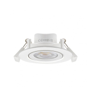 Downlight LED encastré - 7W - rond 45° - réf MNSOBR07 - blanc moderne, angle précis_6