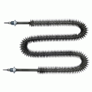 Élément chauffant résistif - enveloppe inox ou cuivre - adaptable et haute température_6