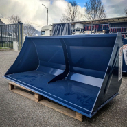 Godet standard pour chargeur avant - polyvalent, robuste, largeur 1m40 à 2m40 - volumes de 0.45 m3 à 0.77 m3_6
