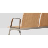 Line-Wood - Banc-poutre design modulable et innovant avec coques en bois et finitions variées_6