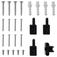 Vidaxl moustiquaire à charnière pour portes anthracite 100x215 cm 148713_6