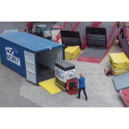 Rampe d'accès galvanisée pour conteneur au sol - Capacité 6,5T - AZ Ramp HCRN-065 GAV - Acier galvanisé et norme CE_6