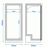 Réfrigérateur de stockage ECO 400 L - 1 porte * Inox AISI 430 - Air pulsé_6