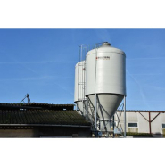 Silo d'aliment d'élevage à cône axial sortie Ø700 - Capacité 5.5 à 50m3 -  Ø2325 à Ø3000 - Silo Gâtine 700_6