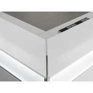 Banque d'accueil d'angle rétro-éclairée LED - DV702 - Conception modulaire avec finitions modernes_6