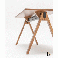 Table haute Viga - MDD - Non, 180, Placage chêne naturel_6