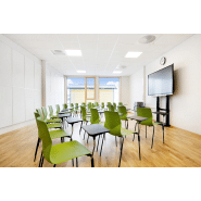 Chaise empilable avec dossier flexible, forme organique et patins en téflon - Four®Sure 44_6