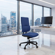 Siège de bureau Wi max avec renfort lombaires - Sokoa - Bleu, Non, Oui, Classique_6