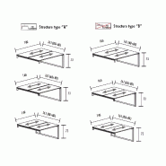 Bench vis-à-vis 2 postes piètement fermé sur 2 crédences So Martos_6