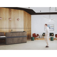 Banque d'accueil fonctionnelle et lumineuse - ATLAS - Design épuré avec éclairage LED et configurations modulables_6