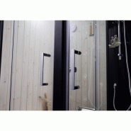 SAUNA DOUCHE HAMMAM BOREAL® SH180-G BLACK GAUCHE_6