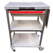 Guéridon modulaire de soins ou vaccination - JETCART, stockage organisé des fournitures médicales et dossiers cliniques_6