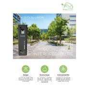 Borne de recharge Pulse 22 GL avec identification par carte RFID