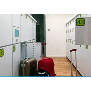 Casiers intelligents pour bagages et valises - réf H40 | Petit - porte 400 mm, idéal pour petites valises et sacs de voyage_6