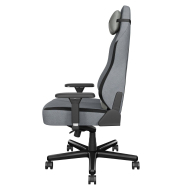 Siège réglable en tissu déperlant - ORAXEAT TK800F - Gris clair / Noir - Mousse haute densité 55 kg/m3 - Réf : ORX_TK800F_LGBK_6