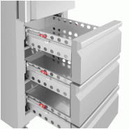 Armoire réfrigérée positive inox - 1 porte et 3 tiroirs - GN slimline série U - 292 L - Polar - UA113_6