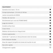Outil agricole compact et performant Lrs 1402