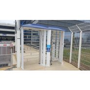 Dispositif de contrôle d'accès TS120 PMR avec bavolets supports