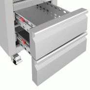 Armoire réfrigérée positive GN slimline 1 porte 2 tiroirs série U 292 L UA112 Polar_6
