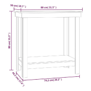 Vidaxl banc de travail 80x50x80 cm bois de pin massif 822496_6