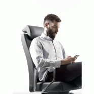 Fauteuil de direction en cuir Bost - Sokoa - cuir noir, Oui_6