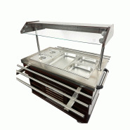 Buffet réfrigerée gn 3/1 l1200mm 7078.0005 COMBISTEEL_6