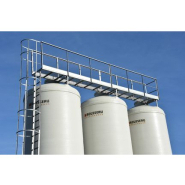 Silo GATINE 320 avec Cône incolore 100% translucide - 25m3 Ø2700_6