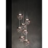 Suspension LED Kelly - Sphère sculpturale avec découpes laser et jeu de lumières_6