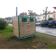 Colonne aérienne d'apport volontaire polytri bois_6