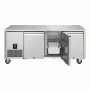 Table réfrigérée négative centrale GN 1/1 profondeur 660 - 3 portes - Serie U Premium 420L | Polar - UA008_6