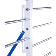 Chariot à étagère pour les pièces peintes avec 4 roulettes pivotantes robustes -  VARIOFLEX_6