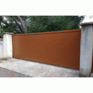 Portail coulissant standard plein - 3500 / 1580_6