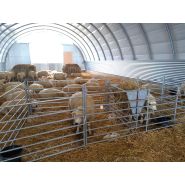 Tunnel d'élevage Abristhor sur solution béton (dalle, longrines, blocs, murs) pour un maximum de bien-être aux animaux et aux éleveurs_6