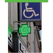 Croix de pharmacie simple ou double face à diodes sur mesure - OUEST ENSEIGNES_6