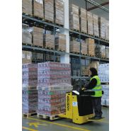 Transpalette Hyster P2.0S avec direction fly-by-wire et modes ajustables