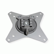 ROLINE Support double LCD, fixation sur bureau, vérin à gaz, 5 articulations, 17-23