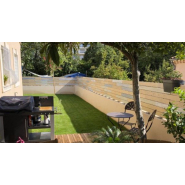 Clôture PVC quasi-occultante haut de gamme - Chloris Pleine - Gamme Prestige - Sur-mesure avec lames robustes en PVC et finitions modernes_6