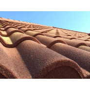 Tuiles métalliques canal ou romane, revêtues de pierre naturelle - METROTILE® Canal ROMANA_6