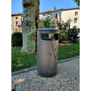 Corbeille extérieur acier galvanisé_7