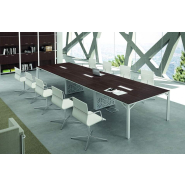 Bureau de direction en mélamine ou verre laqué - Charmant, rigoureux et simple - X8_6