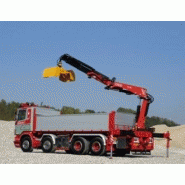 Grue auxiliaire Fassi F215A Dynamic - capacité de levage jusqu'à 18,90 tm - bras hydraulique jusqu'à 22,70 m avec jib_6