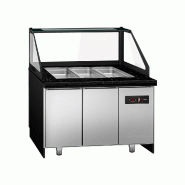 Saladette TORONTO - L1250 mm - Noire - 2 portes - 3x GN 1/1 - P900_6
