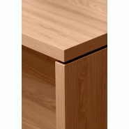 Bureau Exécutif design italien et meuble de service 2 caissons 3 tiroirs - 2 modules ouverts So Terra_6