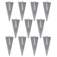 Vidaxl clôture à mailles losangées et poteaux acier galvanisé 25x1 m 141507_6